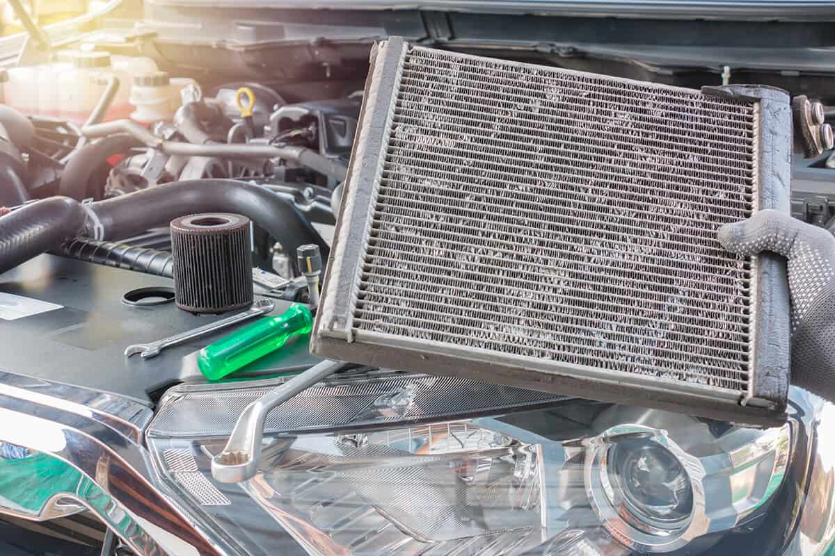 Radiator welding
